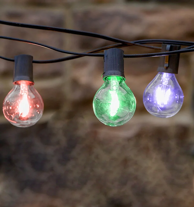 G40 Tri-Color Bulb String