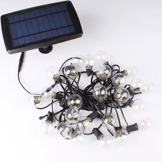 G40 Solar Globe String Light